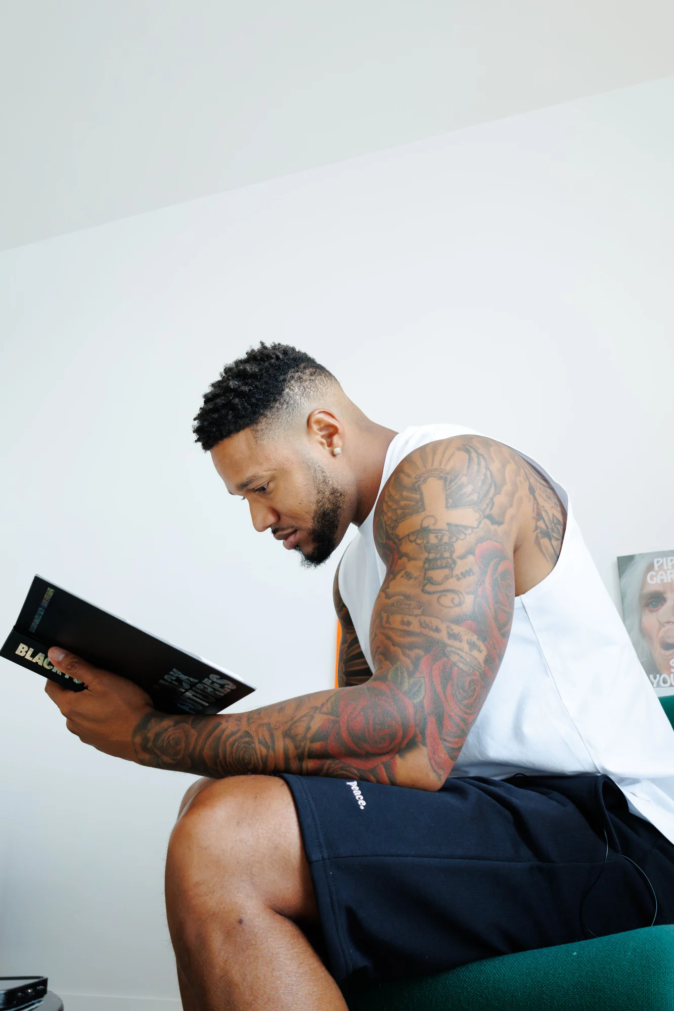 Person working with a tablet
