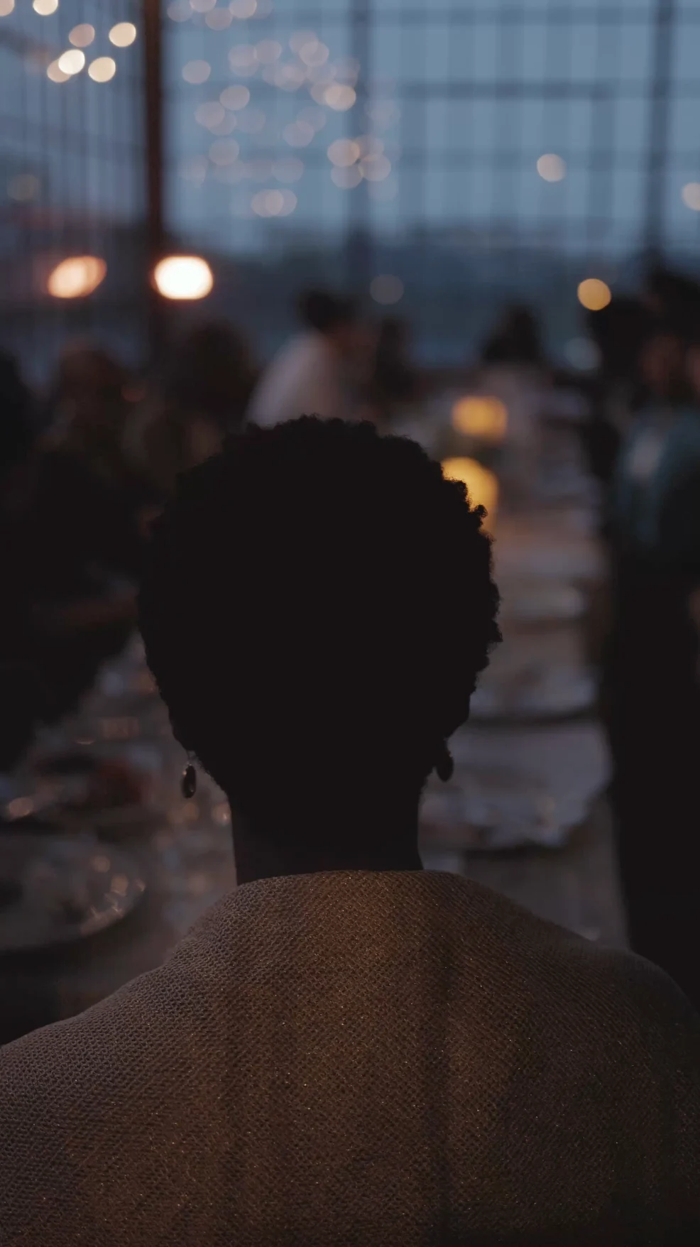 Guest seated at A Murder at the Table